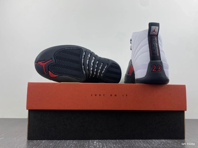 1st Kicks Shoes Taxi CT8013-162 Jordan Red 12 Air 0818
